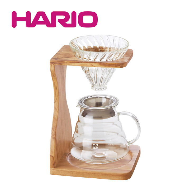 ハリオ V60オリーブウッドスタンドセット – アニクリオンライン