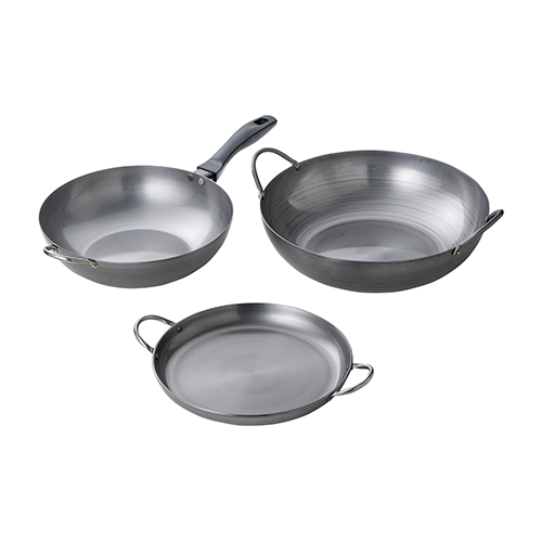 鉄製フライパン 3個セット 18cm 24cm 28cm 調理器具 Y0826 匠の技 鉄製調理器具3点セット – アニクリオンラインストア