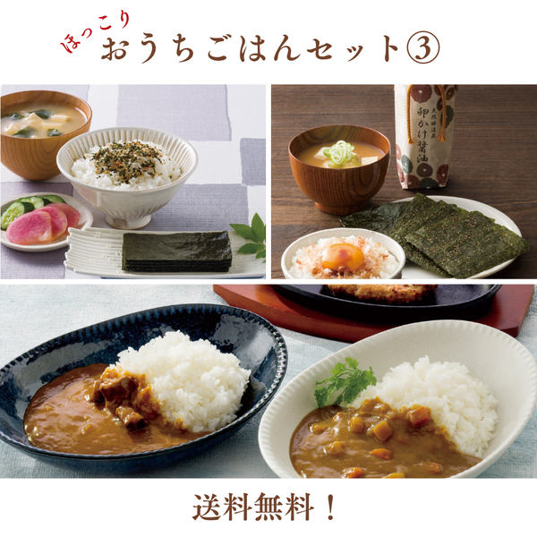 【送料無料】ほっこりおうちごはんトリオ③