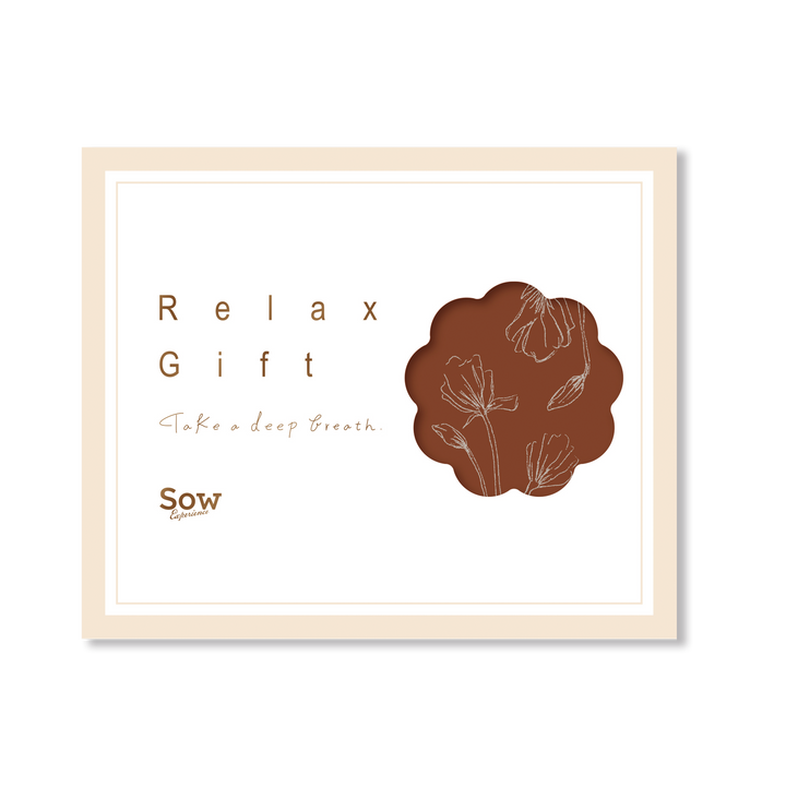 SOW EXPERIENCE《体験ギフト》Relax Gift（RED） – アニクリオンライン