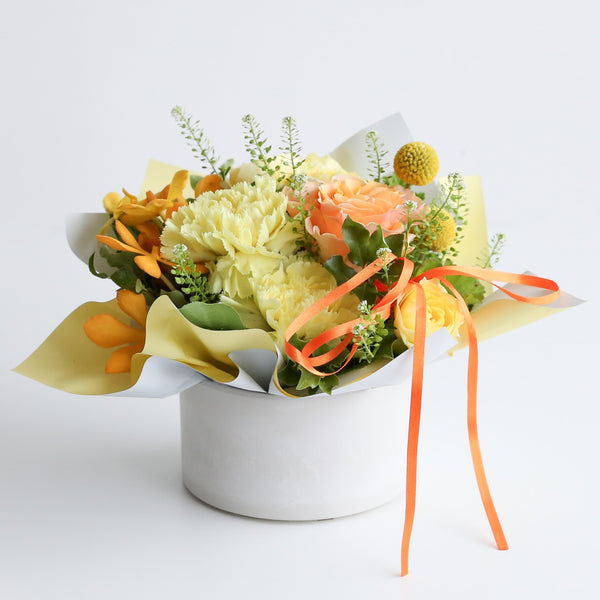 【母の日限定】送料込 / アレンジメント ライブリー（イエロー）