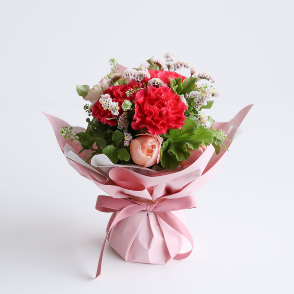 【母の日限定】送料込 / スタンドブーケ チアフルS（ピンク）