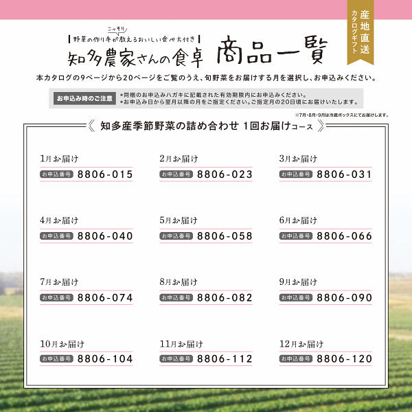 産地直送カタログギフト　知多農家さんの食卓　ＥＯ―Ａ