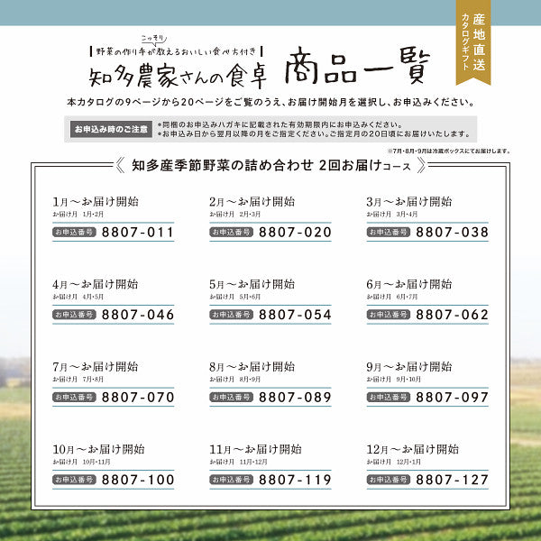 産地直送カタログギフト　知多農家さんの食卓　ＡＯＯ―Ａ