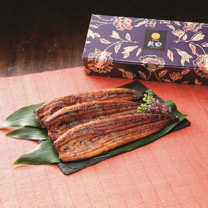 【送料無料】大森淡水　国産うなぎ蒲焼（長焼）３尾