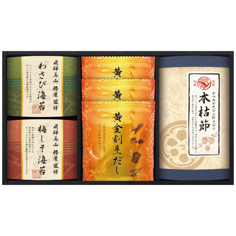 【数量2個から】飛騨高山｢椿屋｣監修 特選海苔＆和味詰合せ TGF-BJ