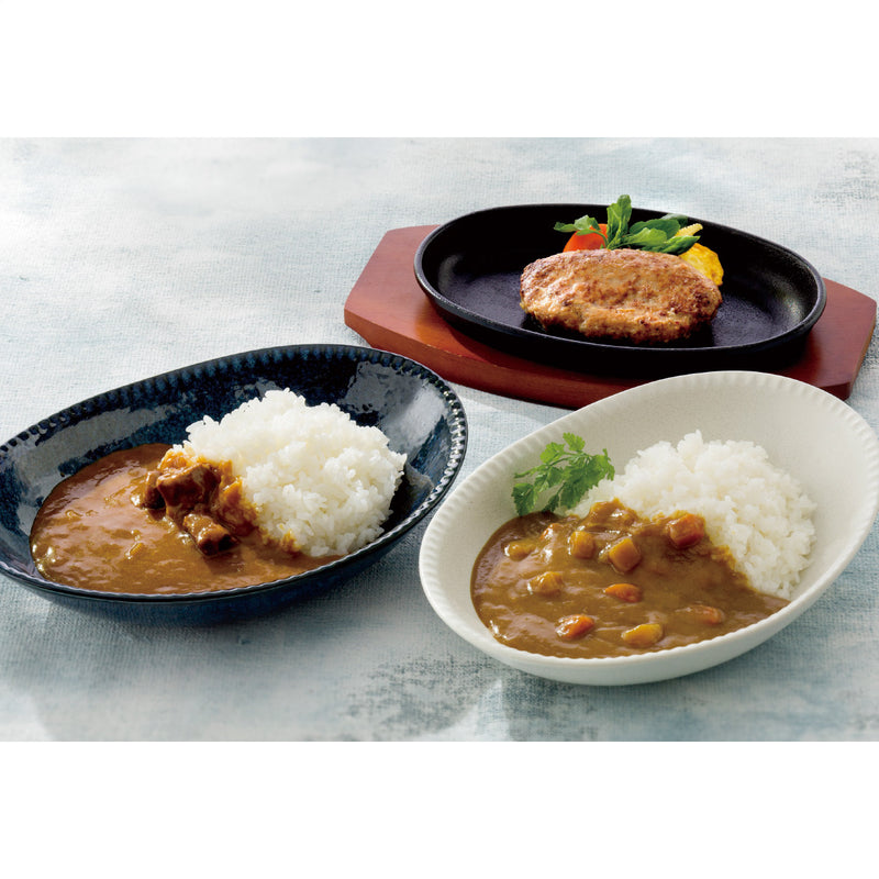 【数量2個から】焼きハンバーグ＆こだわりカレーセット BHF-BER