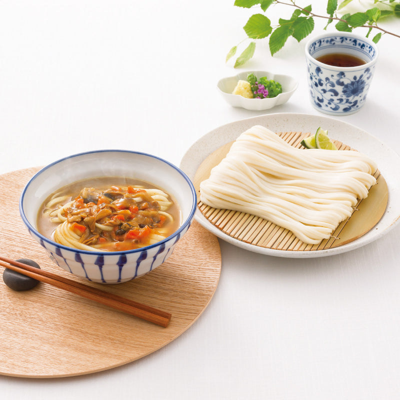 カレーうどんを楽しむ讃岐うどん KHF-CJR