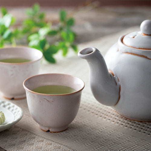 萩焼 白萩ティーセット – アニクリオンラインストア