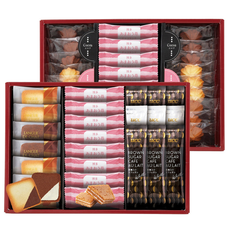 博多あまおう苺チョコサンド・菓子詰合せ