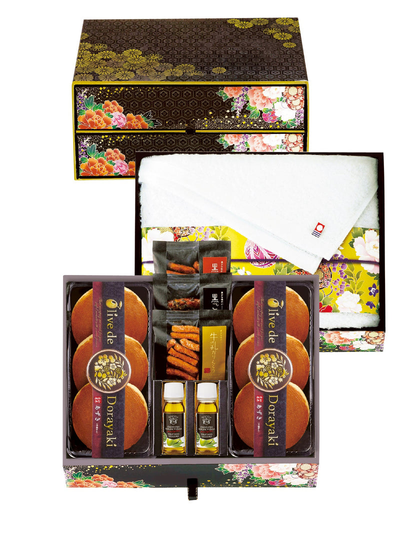 匠菴謹製 ミニたんす御進物「オリーブ de どら焼き」Premium