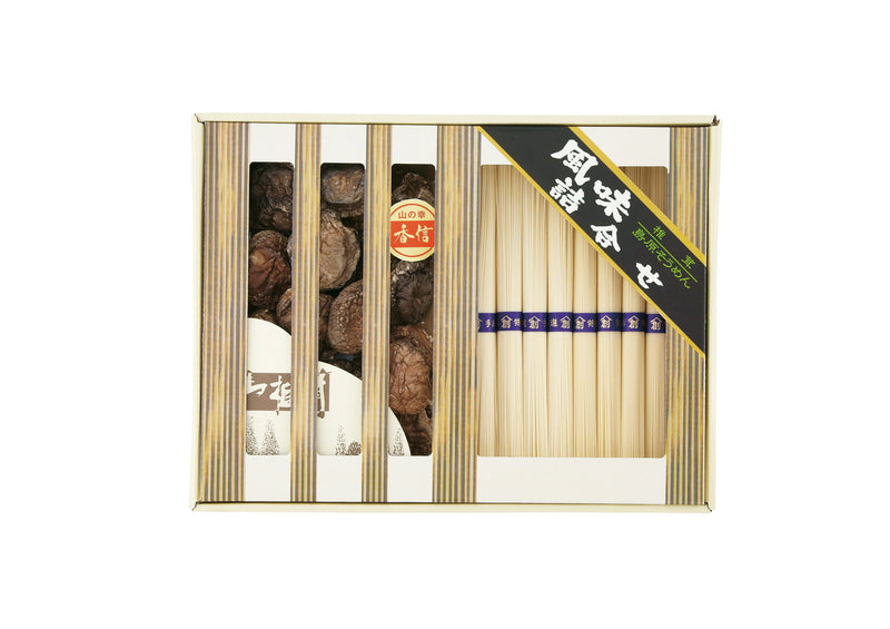 乾物家 国産椎茸と手延そうめん御詰合せ