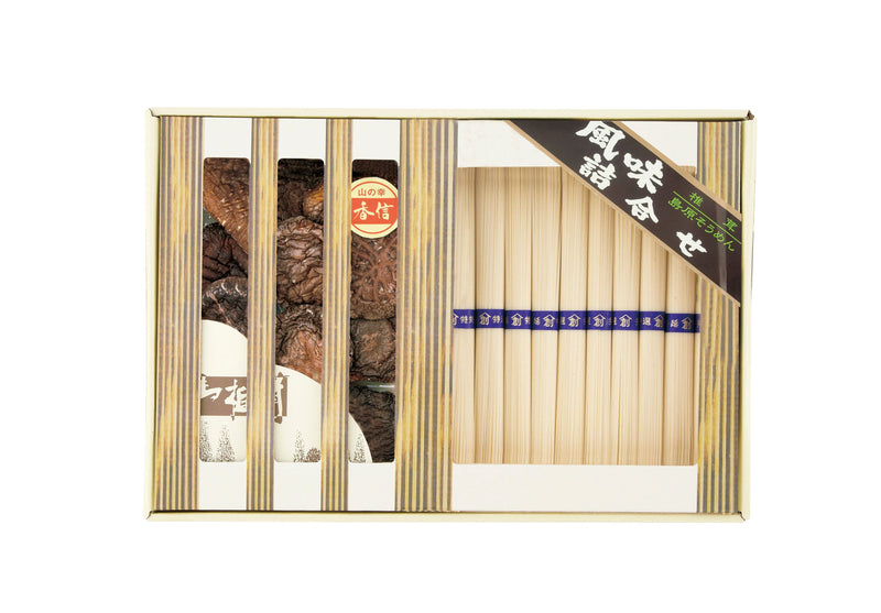 乾物家 国産椎茸と手延そうめん御詰合せ