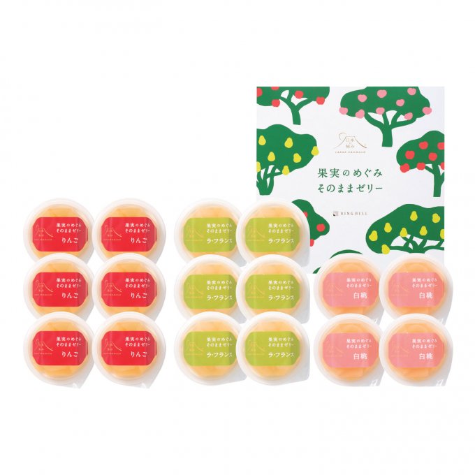 日本の極み　果実のめぐみＳゼリー　１６個