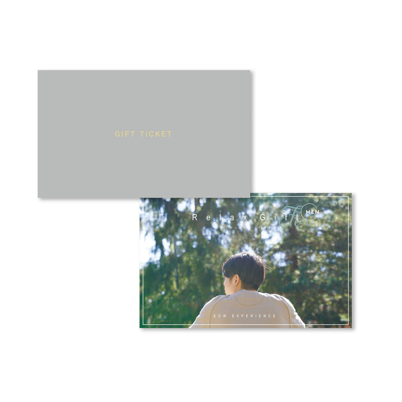 SOW EXPERIENCE《体験ギフト》Relax Gift for MEN