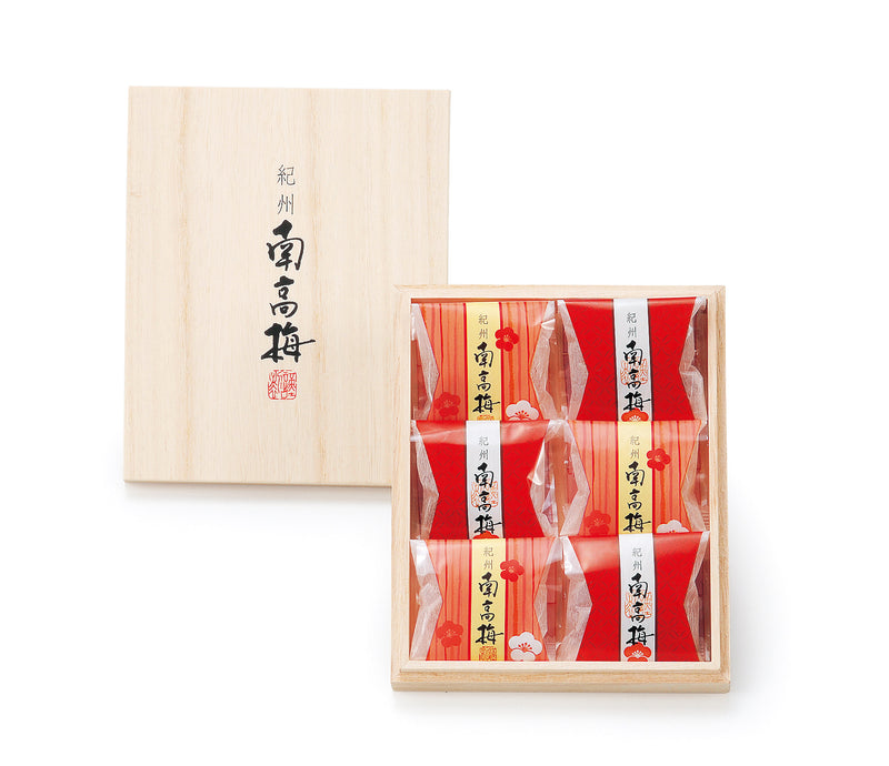 【数量３個から】紀州南高梅６粒(木箱入）