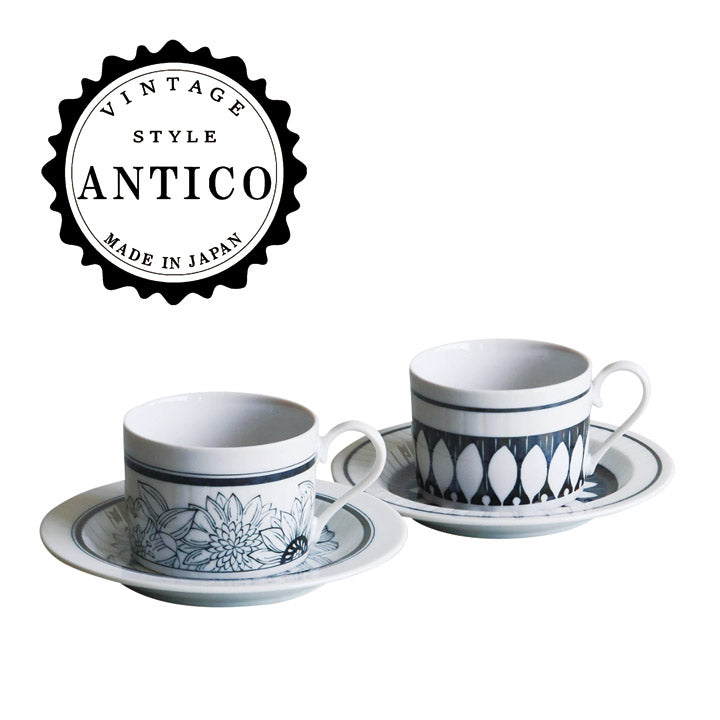 アンティコフラワー コーヒーカップペア