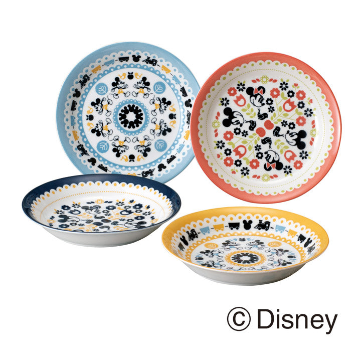 ディズニー カレー皿4枚セット