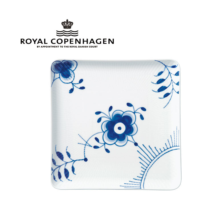 ロイヤル コペンハーゲン ブルーフルーテッド メガ スクエアプレート