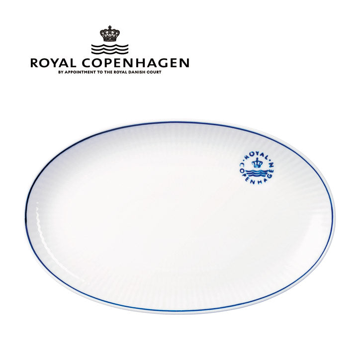 ロイヤル コペンハーゲン ブルーライン オーバルディッシュ