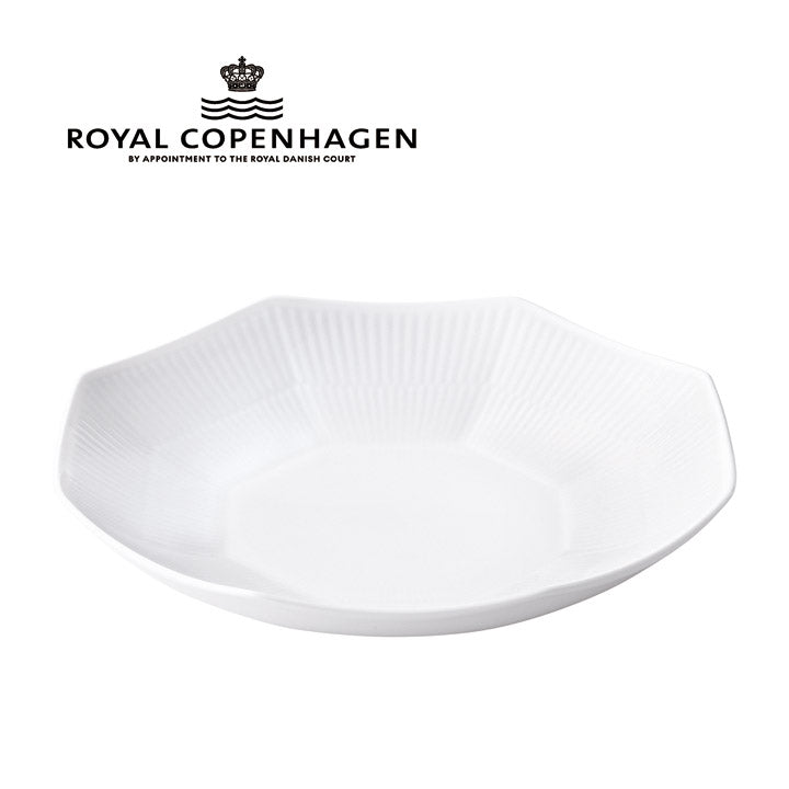 ロイヤル コペンハーゲン ホワイトフルーテッド アーチボウル25cm