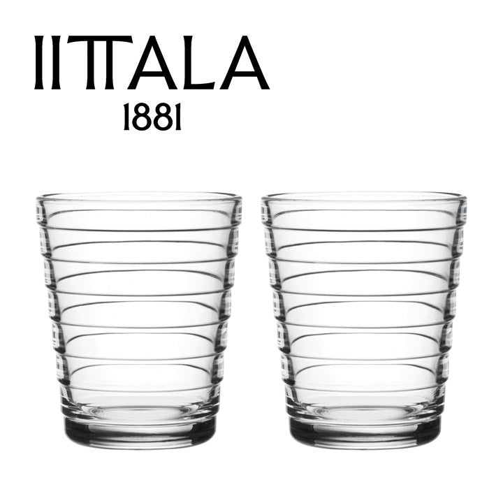 イッタラ アイノ・アアルト タンブラーペア クリア
