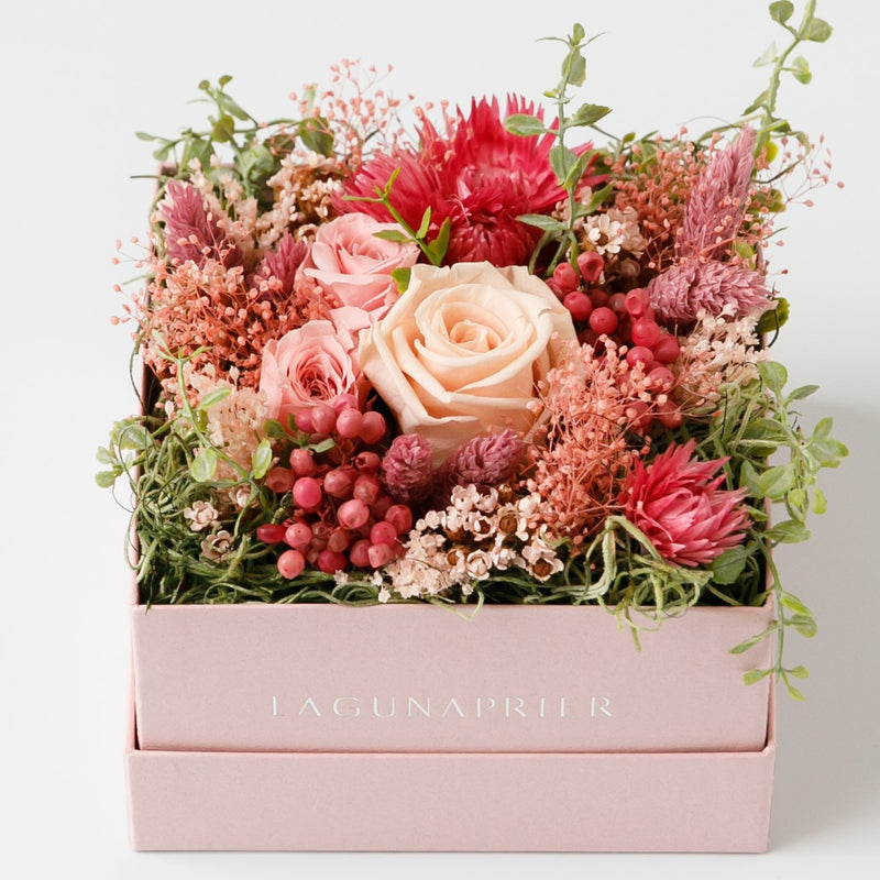 数量限定 LAGUNAPRIERオリジナルBOX（プリザーブドアレンジ）【送料無料】