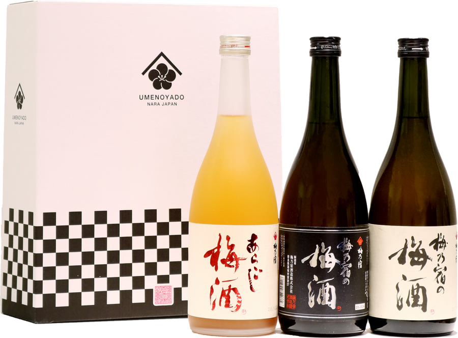 梅乃宿 あらごし 梅酒・もも・ゆず酒3本セット – アニクリオンラインストア