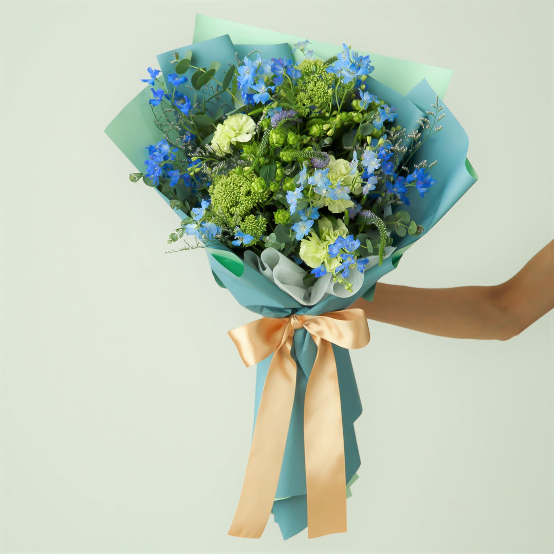 藤井風 花 公式グッズ 花 フラワー カラビナ 青 ブルー ☆藤井風さん☆ 【新品未使用】 花カラビナ 黄 my flower's here