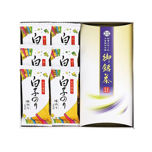 美食百材 白子のり・お銘茶ギフト