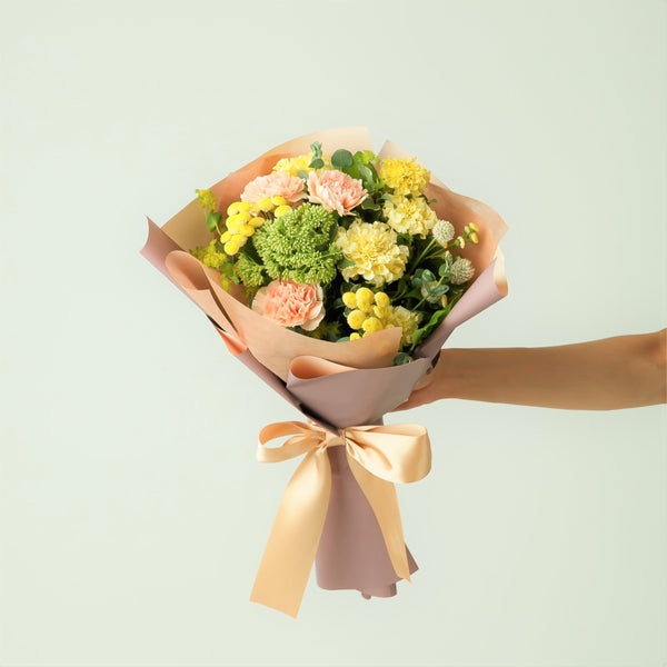 【フリーメッセージ対応】花束イエロー(S)
